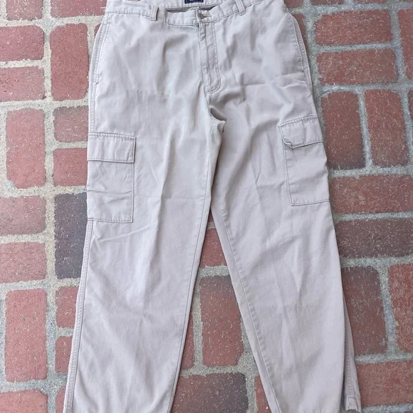 Vtg dockers tan cargo pants 36 x 32 - Picture 3 of 4